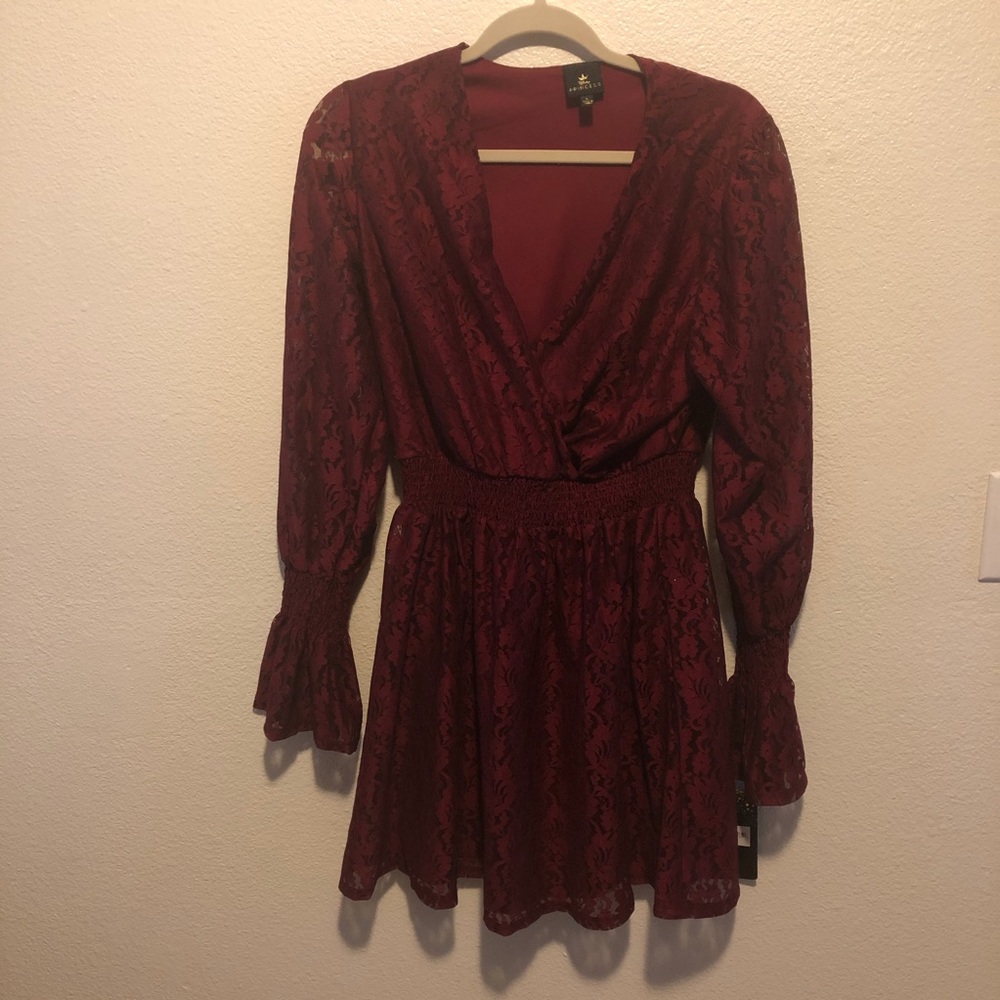 Disney Princess NWTJuniors Long Sleeve Dress SZ L